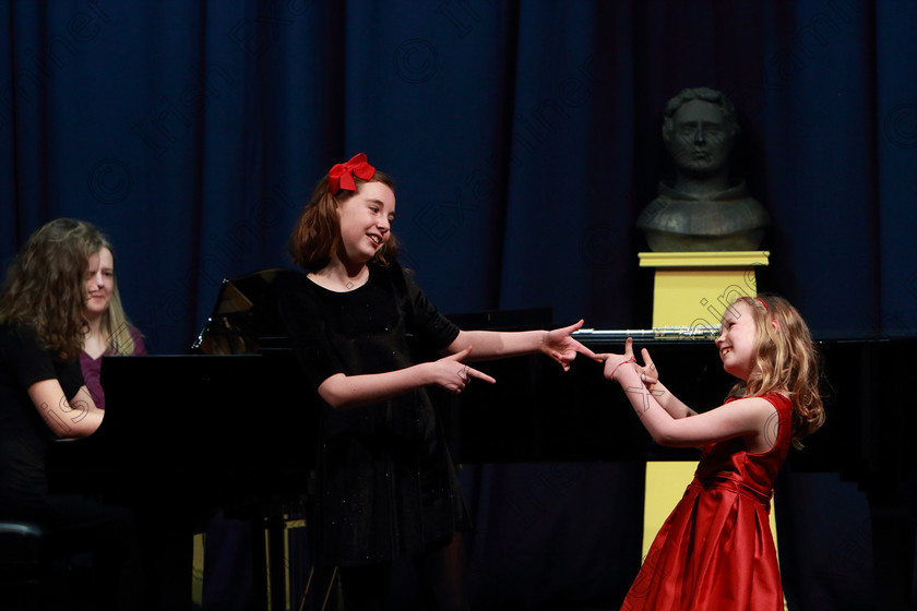 Feis0103202054 
 49~54
Sarah Jane, Sophie and Ellie Kennedy from Killeens performing.

Class:596: Family Class

Feis20: Feis Maitiú festival held in Father Mathew Hall: EEjob: 01/03/2020: Picture: Ger Bonus.