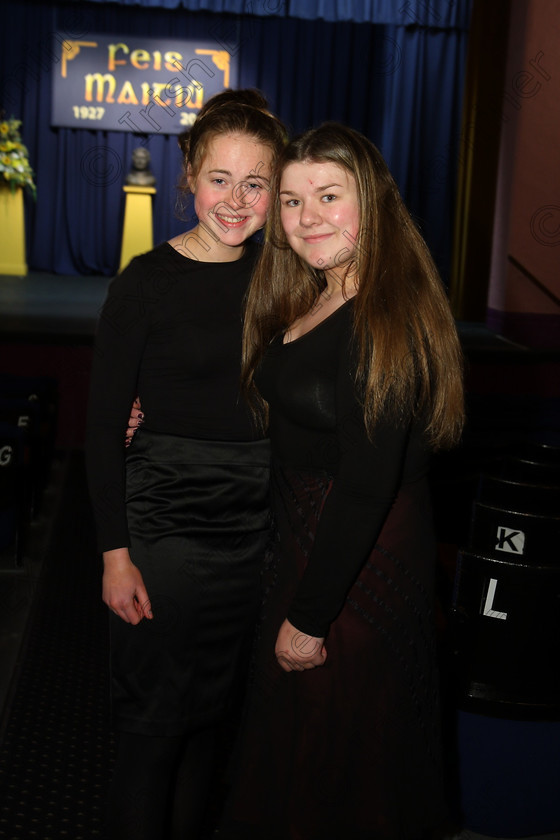 Feis14032018Wed43 
 43
Duo Rebecca Walsh and Ella Quinlan performed “Lydie Breeze”.
 Speech and Drama Class: 309: “The Gertrude Gordon Memorial Perpetual Shield” Dramatic Duo Under 17 Years Feis Maitiú 92nd Festival held in Fr. Mathew Hall. EEjob 14/03/2018 Picture: Gerard Bonus.