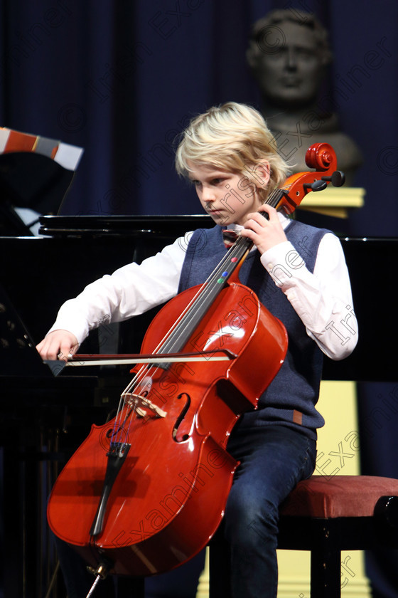 Feis01022019Fri31 
 31
Franciszek Jabkiewicz from Blarney giving a Bronze Medal performance.

Class: 251: Violoncello Solo 10 Years and Under (a) Carse – A Merry Dance. 
(b) Contrasting piece not to exceed 2 minutes.

Feis Maitiú 93rd Festival held in Fr. Matthew Hall. EEjob 01/02/2019. Picture: Gerard Bonus