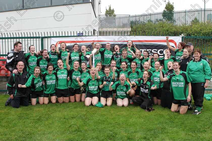 stvals999 
 DC 06/10/2013 
St. Val's pictured celebrating after their win against Inch Rovers in the Tesco Homegrown Senior County Final at CIT yesterday.
Pic: Diane Cusack