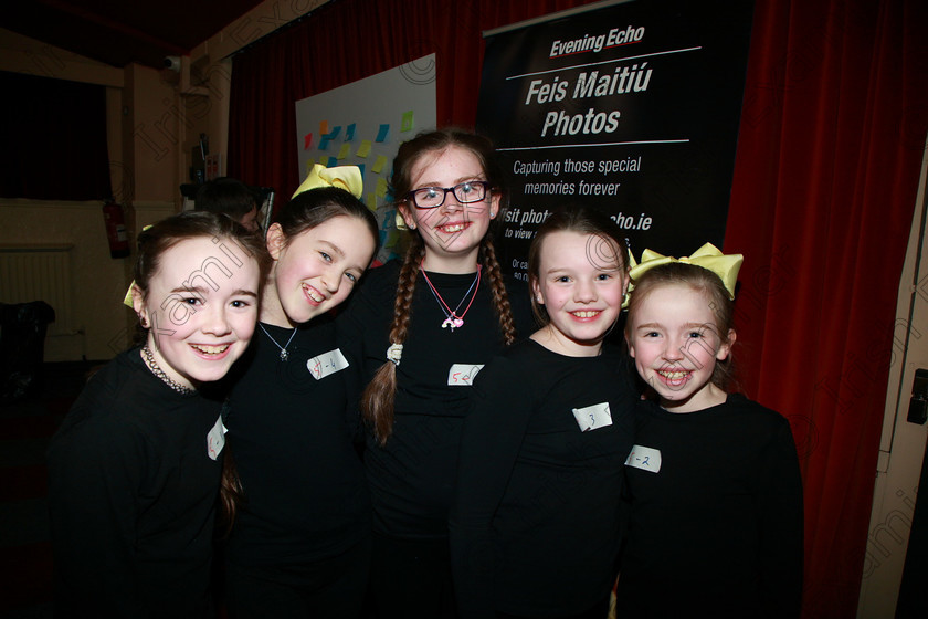 Feis16022018Fri05 
 5
Maria Barry Murphy, Aoibhe O’Dwyer, Siobhan Carter, Saoirse McHugh and Sophia Herlihy from Sherley McCarthy Drama performed “Dirty Dog”.
 Speech and Drama section 1 Class: 343: Group Improvisation 13YearsandUnder
Feis Maitiú 92nd Festival held in Fr. Mathew Hall. EEjob 16/02/2018 Picture: Gerard Bonus.