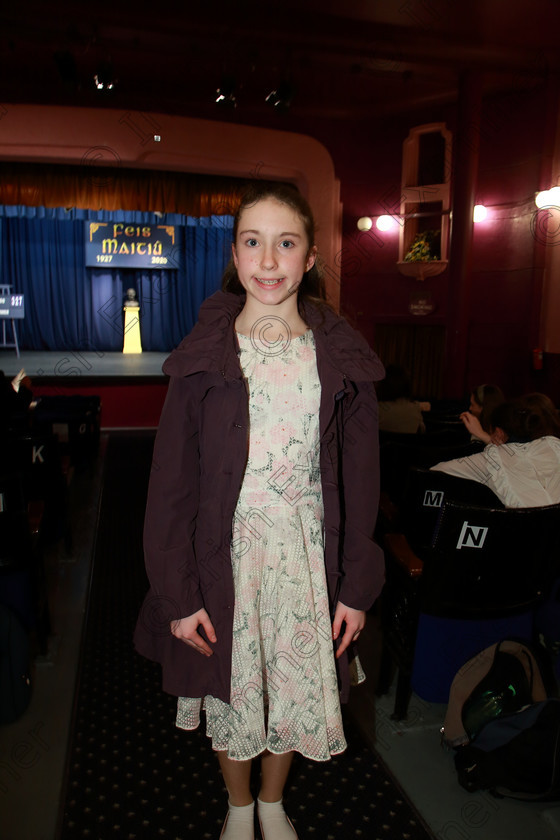 Feis10032020Tues78 
 78
Silver Medallist; Meadhbh Boland from Ballincollig performed Britton Beach.

Class:327: “The Hartland Memorial Perpetual Trophy” Dramatic Solo 12 Years and Under

Feis20: Feis Maitiú festival held in Father Mathew Hall: EEjob: 10/03/2020: Picture: Ger Bonus.