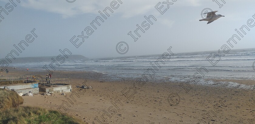 20220101 123209 
 Wild & Windy. Youghal beach on New Year's Day 2022.