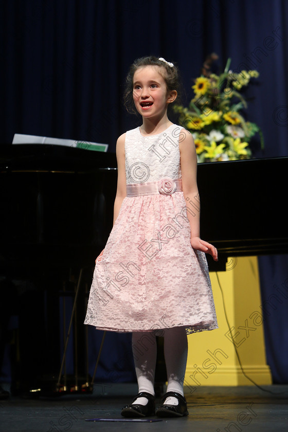 Feis27032018Tue37 
 37
Sydney Forde singing backed by Accompanist Michael Young.
 Singing Class: 56: 7 Years and Under Crawley The Penguin Dance Feis Maitiú 92nd Festival held in Fr. Mathew Hall. EEjob 27/03/2018 Picture: Gerard Bonus