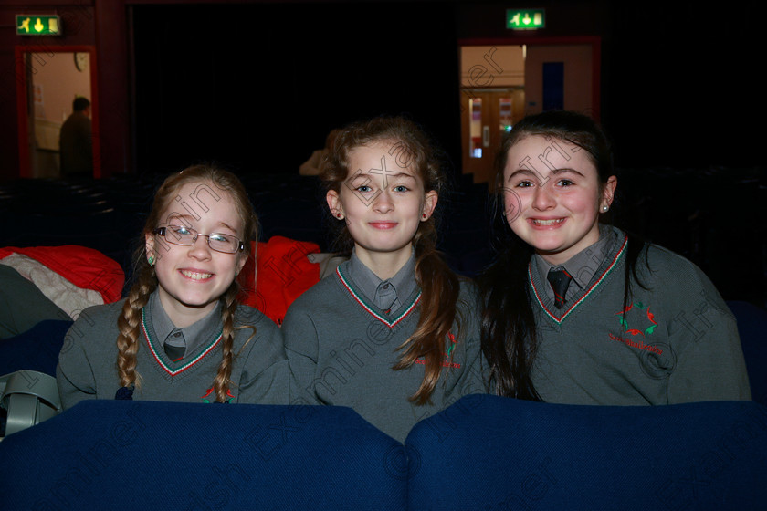 Feis21022018Wed09(1) 
 9
Twins Maria and Cliona Twomey with Jane Larkin from Ballinora NS 6th Class.
 Speech and Drama Classes: 485: Action Verse “The O’Brien Perpetual Cup”5th Class and Class: 484: “The Sri Lanka Festival Perpetual Trophy” 6th Class, Feis Maitiú 92nd Festival held in Fr. Mathew Hall. EEjob 21/02/2018 Picture: Gerard Bonus.