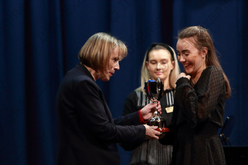 Feis11022020Tues62 
 62
Vocal Adjudicator: Luise Horrocks presenting the Cup Winner & Silver Medal to Grace Glynn from Mallow: Keeping Out Of Mischief

Class:22: “The Performers’ Academy Perpetual Cup” Songs from the Shows 
17 Years and Under

Feis20: Feis Maitiú festival held in Father Mathew Hall: EEjob: 11/02/2020: Picture: Ger Bonus.