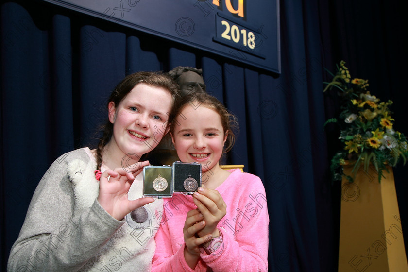 Feis12032018Mon62 
 62
Lucy Dorney and Sarah Higgins took Bronze Medals for their performance of “The Roof Speech and Drama Class: 311: Dramatic Duo 12 Years and Under –Section 1 Solo Feis Maitiú 92nd Festival held in Fr. Mathew Hall. EEjob 12/03/2018 Picture: Gerard Bonus