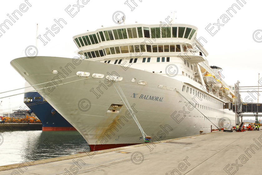 SEA Titanic 131068 
 The Balmoral cruise ship at Southampton docks ready for the official Titanic centenary voyage. PRESS ASSOCIATION Photo. Picture date: Sunday April 8, 2012. 1,309 passengers will be marking the centenary of the Titanic disaster on the night of April 14, 1912, with lectures and will eat food the same as was served aboard the ill-fated liner. They will then visit Nova Scotia where some of the victims are buried before ending the 12 day trip in New York. Photo credit should read: Chris Ison/PA Wire