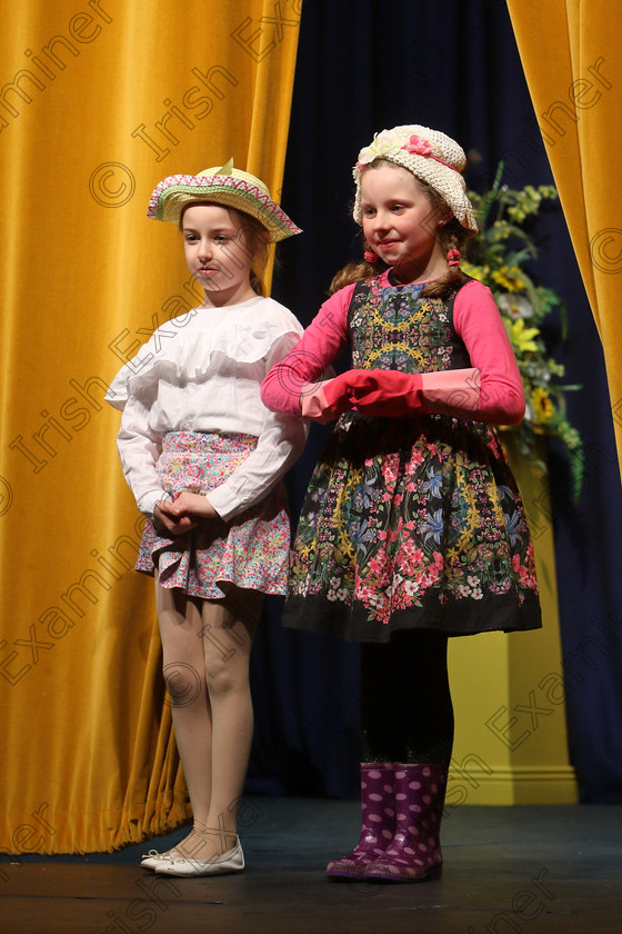 Feis20032018Tue43 
 43~46
Silver Medallists Laura Coomey and Tamara Moynihan from Grange Ovens for their performance of “Mary Lamb” and Mary, Mary Quite Contrary”.
 Speech and Drama Class: 313: Dramatic Duo 8 Years and Under Feis Maitiú 92nd Festival held in Fr. Mathew Hall. EEjob 20/03/2018 Picture: Gerard Bonus.