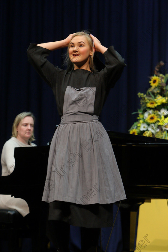 Feis06032018Tue37 
 37
Chloe Riordan performing “Sound of Music” from The Sound of Music with Accompanist Una Palliser.

Singing and School Choirs Class: 24: “The David O’Brien and Frances Reilly Perpetual Trophy” Musical Theatre 16 Years and Under Section 1 Feis Maitiú 92nd Festival held in Fr. Mathew Hall. EEjob 06/03/2018 Picture: Gerard Bonus.