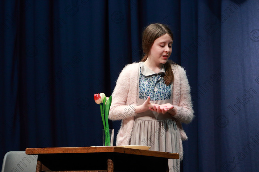 Feis10032020Tues64 
 64 
Ava O’Driscoll from Ovens performing Hard Times.

Class:327: “The Hartland Memorial Perpetual Trophy” Dramatic Solo 12 Years and Under

Feis20: Feis Maitiú festival held in Father Mathew Hall: EEjob: 10/03/2020: Picture: Ger Bonus.