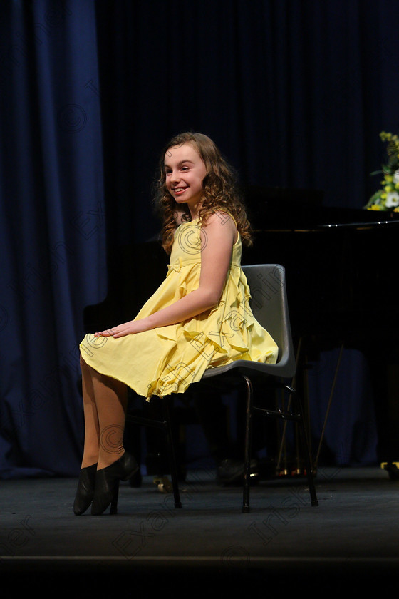 Feis28022018Wed14 
 14
Ava Ricken performing “Another Day of Sunshine” from La La Land.
 Class: 114: “The Altrusa Club of Cork Perpetual Trophy” Solo Action Song 10 Years and Under –Section 1 Feis Maitiú 92nd Festival held in Fr. Mathew Hall. EEjob 27/02/2018 Picture: Gerard Bonus.