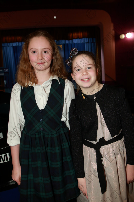 Feis03022020Mon34 
 34 
Performers Georgia Hynes and Grace Kearney from Blackrock and Glanmire.

Class :241: Violin Solo10Years and Under Mozart – Lied No.4 from ’The Young Violinist’s Repertoire

Feis20: Feis Maitiú festival held in Father Mathew Hall: EEjob: 03/02/2020: Picture: Ger Bonus.