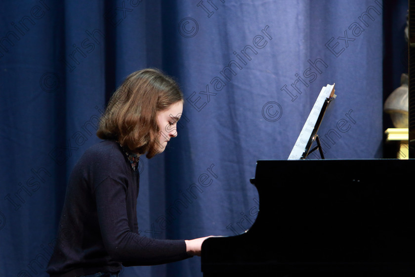 Feis01022020Sat07 
 07
Aoife Kiely from Bartlemey played Barbed Wire Blues

Class:184: Piano Solo 15 Years and Under 
Feis20: Feis Maitiú festival held in Fr. Mathew Hall: EEjob: 01/02/2020: Picture: Ger Bonus.