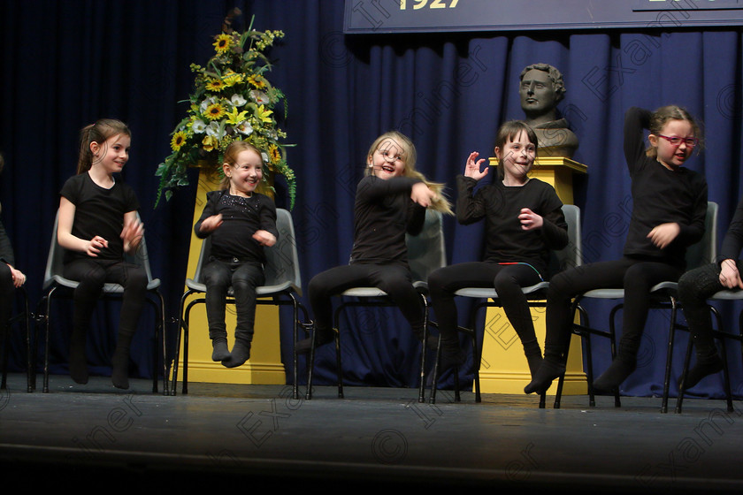 Feis20032018Tue50 
 49~50
Ellis Stage School Timoleague A performing “It’s Scary”.
 Speech and Drama Class: 469: “The Thomas O’Connell Memorial Perpetual Cup” Group Mime 9 Years and Under Feis Maitiú 92nd Festival held in Fr. Mathew Hall. EEjob 20/03/2018 Picture: Gerard Bonus.