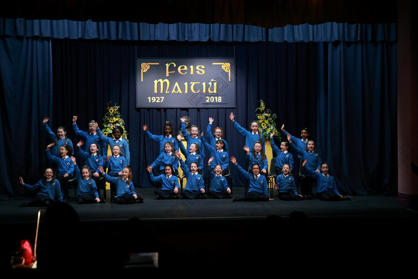 Feis13032018Tue14 
 14~17
St Mary’s NS Cobh 4th Class performing “My Pony” by Anonymous as their own choice.
 Speech and Drama Class: 3rd & 4th Class Primary Schools, Action Verse Feis Maitiú 92nd Festival held in Fr. Mathew Hall. EEjob 13/03/2018 Picture: Gerard Bonus.