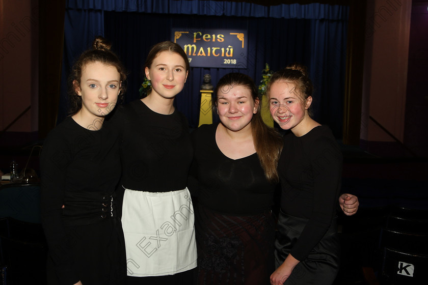 Feis14032018Wed46 
 46
Rachel Kingston and Siofra Gayer from Fermoy performed “Romeo and Juliet”; Ella Quinlan and Rebecca Walsh performed “Lydie Breeze”.
 Speech and Drama Class: 309: “The Gertrude Gordon Memorial Perpetual Shield” Dramatic Duo Under 17 Years Feis Maitiú 92nd Festival held in Fr. Mathew Hall. EEjob 14/03/2018 Picture: Gerard Bonus.