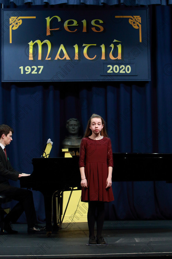 Feis07022020Fri13 
 13
Rocha Murphy from Castlemartyr performing.

Class:54: Vocal Girls Solo Singing 11 Years and Under

Feis20: Feis Maitiú festival held in Father Mathew Hall: EEjob: 07/02/2020: Picture: Ger Bonus.