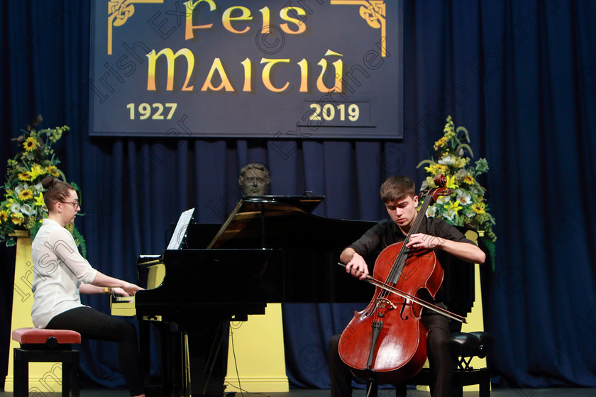 Feis0702109Thu08 
 8~9
Michael Murphy from College Road playing Rachmaninoff 3rd movement accompanied by Deirdre Crowley.

Class: 141: “The Br. Paul O’Donovan Memorial Perpetual Cup and Bursary” Bursary Value €500 Sponsored by the Feis Maitiú Advanced Recital Programme 17Years and Under An Advanced Recital Programme.

Feis Maitiú 93rd Festival held in Fr. Matthew Hall. EEjob 07/02/2019. Picture: Gerard Bonus