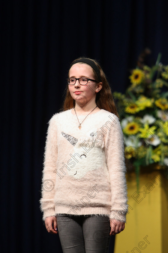 Feis20022018Tue01 
 1
Jane Russell performing.
 Speech and Drama Class: 364: Girls 11 Years and Under Section 1 Feis Maitiú 92nd Festival held in Fr. Mathew Hall. EEjob 20/02/2018 Picture: Gerard Bonus.