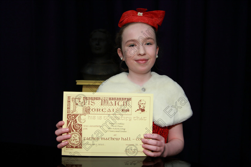 Feis08022020Sat24 
 24
Third place Emma Coakley from Watergrasshill.

Class:112: “The C.A.D.A. Perpetual Trophy” Solo Action Song 14 Years and Under

Feis20: Feis Maitiú festival held in Father Mathew Hall: EEjob: 08/02/2020: Picture: Ger Bonus.