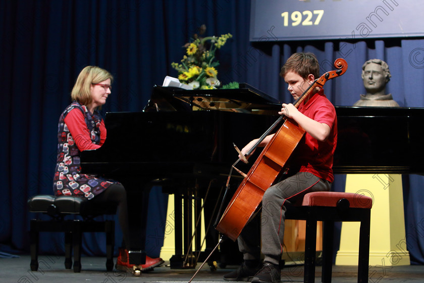 Feis0502109Tue25 
 25~26
Liam Hunka from Limerick performing Accompanied by his mother Diane Daly.

Class: 232: “The Houlihan Memorial Perpetual Cup” String Repertoire 14 Years and Under Programme of contrasting style and period, time limit 12 minutes.

Feis Maitiú 93rd Festival held in Fr. Matthew Hall. EEjob 05/02/2019. Picture: Gerard Bonus