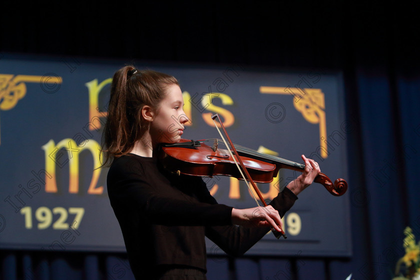 Feis0602109Wed08 
 7~8
Emma Goulding performing.

Class: 258: Viola Solo 14Yearsand Under (a) Bridge – Spring Song from, 10 Pieces for Viola & Piano Vol.2 (Thames). (b) Contrasting piece not to exceed 4 minutes.

Feis Maitiú 93rd Festival held in Fr. Matthew Hall. EEjob 06/02/2019. Picture: Gerard Bonus