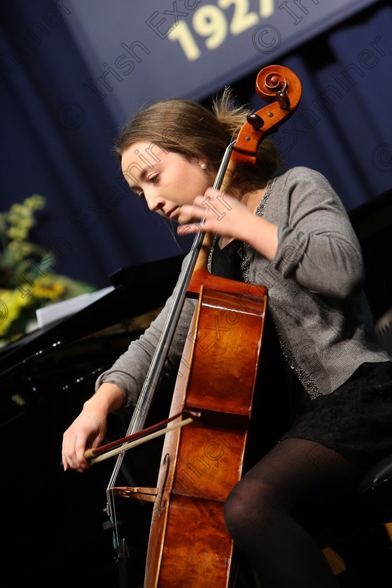 Feis08022018Tur04 
 4
Hannah Emerson performing.
 Instrumental Music Class: Piano: 248: Violoncello Solo 17 Years and Under Feis Maitiú 92nd Festival held in Fr. Mathew Hall. EEjob 08/02/2018 Picture: Gerard Bonus.