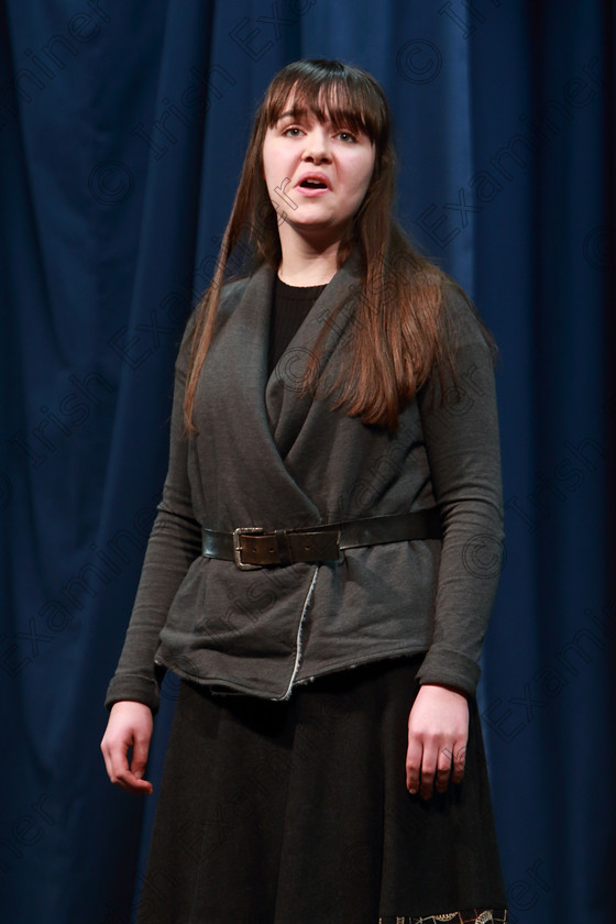 Feis08022019Fri40 
 39~40
Ava Hennessy from Killeagh singing “In my Dreams” from Anastasia.

Class: 111: “The Edna McBirney Memorial Perpetual Cup” Solo Action Song 16 Years and Under Section 1. Action song of own choice.

Feis Maitiú 93rd Festival held in Fr. Matthew Hall. EEjob 08/02/2019. Picture: Gerard Bonus