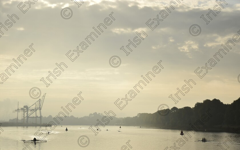 DSC 2533 
 ' River Rowers '. Early morning mist gives a smoky hue to river and sky as dedicated teams of rowers perfect their skills on the River Lee. Photo taken by Martin Byrne