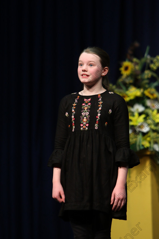 Feis20022018Tue24 
 24
Saoirse McHugh performing.
 Speech and Drama Class: 364: Girls 11 Years and Under Section 1 Feis Maitiú 92nd Festival held in Fr. Mathew Hall. EEjob 20/02/2018 Picture: Gerard Bonus.