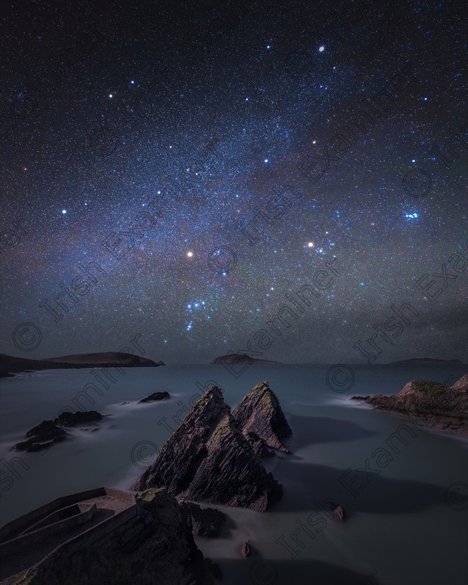 Maksims Gavriluks dunquin harbour astro Irish examiner competition 
 Astro shot of Dunquin Pier