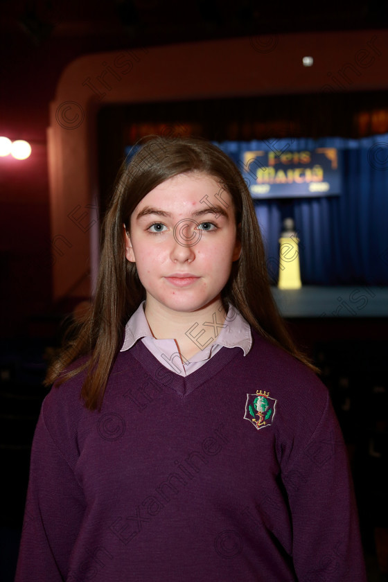 Feis06032020Fri58 
 58
Mia jones from Douglas.

Class:361: Solo Verse Speaking Girls 14Yearsand Under

Feis20: Feis Maitiú festival held in Father Mathew Hall: EEjob: 06/03/2020: Picture: Ger Bonus.