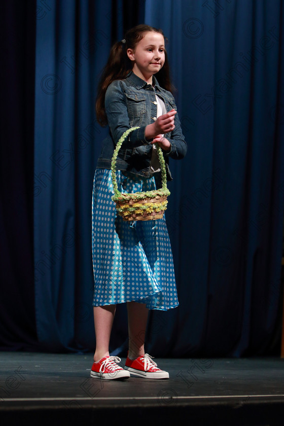 Feis05032019Tue08 
 8
Ella Rose McDonnell singing “Some Where Over The Rainbow” from The Wizard of Oz.

Class: 113: “The Edna McBirney Memorial Perpetual Award” Solo Action Song 12 Years and Under –Section 2 An action song of own choice.

Feis Maitiú 93rd Festival held in Fr. Mathew Hall. EEjob 05/03/2019. Picture: Gerard Bonus