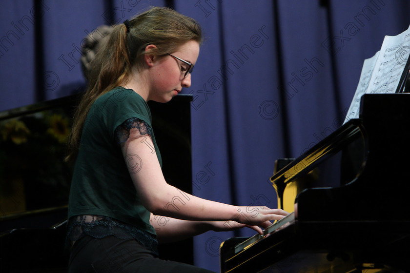 Feis08022018Tur14 
 14
Ella O’Brien from Douglas Road performing.
 Instrumental Music Class: Piano: 184: Piano Solo15 Years and Under Confined
Feis Maitiú 92nd Festival held in Fr. Mathew Hall. EEjob 08/02/2018 Picture: Gerard Bonus.