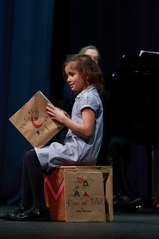 Feis01032019Fri38 
 38
Amelie Thomas singing “Naughty” from Matilda.

Class: 114: “The Henry O’Callaghan Memorial Perpetual Cup” Solo Action Song 10 Years and Under –Section 2 An action song of own choice.

Feis Maitiú 93rd Festival held in Fr. Mathew Hall. EEjob 01/03/2019. Picture: Gerard Bonus