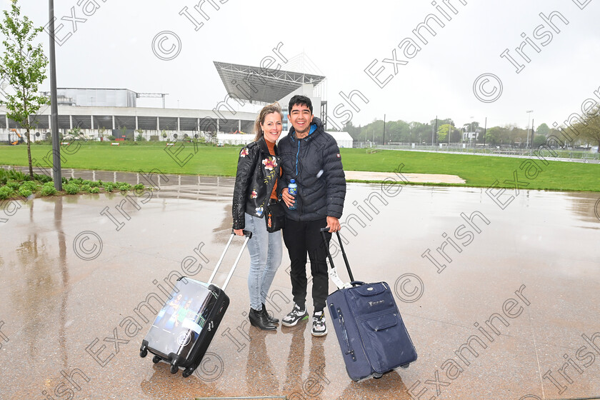 LC-bruce-fans-04 
 FEATURES IRISH EXAMINER - Mother and son duo of Gabrealla and Gosse Nauta attended roll-call after a fast taxi ride from Cork Airport, having just arrived from Amsterdam. Fans gathered for 10am roll call on Wednesday morning. They are queuing for priority admission to the Bruce Springsteen and the E Street Band stadium concert at Supervalu Pairc Ui Chaoimh, Cork on Thursday. ,'Roll-Call' is at the 5 Points Coffee Kiosk at Marina Park, for fans who want to secure front of stage access in the pit. Fans have to attend three roll-calls per day to maintain their position in the queue and will be escorted into the stadium venue ahead of the public gate opening, ensuring they have best positions at the barrier at the front of the stage. Some fans attending the roll call had travelled from New York, South Africa, Sweden, The Netherlands, Japan, Italy, Barcelona, and the UK as well as dedicated Irish fans. Pic Larry Cummins