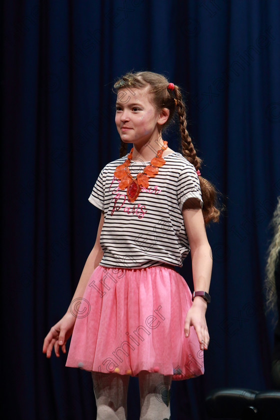 Feis10022020Mon38 
 38
Kejsa Pfister from Blackrock singing Anything’s Possible.

Class:114: “The Henry O’Callaghan Memorial Perpetual Cup” Solo Action Song 10 Years and Under

Feis20: Feis Maitiú festival held in Father Mathew Hall: EEjob: 10/02/2020: Picture: Ger Bonus.