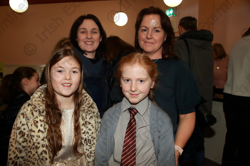 Feis03022020Mon30 
 30 
Performers Bláithín Ní Chondubh and Emma O’Brien with their mothers Michelle Finerty and Annmarie O’Brien from Bishopstown and Ballincollig.

Class :241: Violin Solo10Years and Under Mozart – Lied No.4 from ’The Young Violinist’s Repertoire

Feis20: Feis Maitiú festival held in Father Mathew Hall: EEjob: 03/02/2020: Picture: Ger Bonus.