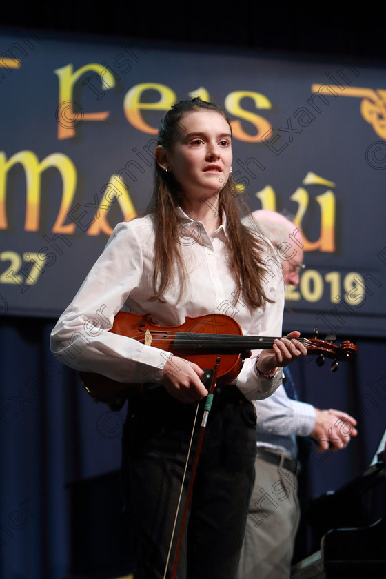 Feis0602109Wed11 
 11~12
Catherine Heneghan performing.

Class: 258: Viola Solo 14Yearsand Under (a) Bridge – Spring Song from, 10 Pieces for Viola & Piano Vol.2 (Thames). (b) Contrasting piece not to exceed 4 minutes.

Feis Maitiú 93rd Festival held in Fr. Matthew Hall. EEjob 06/02/2019. Picture: Gerard Bonus