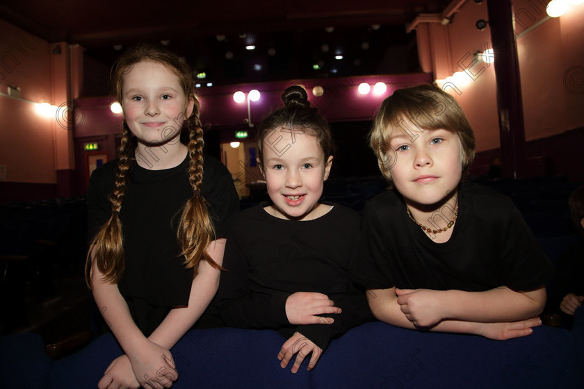 Feis20032018Tue56 
 56
Caoifeíncha Bradley, Rose Rahally and Cory Bradley Ellis Stage School Mayfield
 Speech and Drama Class: 469: “The Thomas O’Connell Memorial Perpetual Cup” Group Mime 9 Years and Under Feis Maitiú 92nd Festival held in Fr. Mathew Hall. EEjob 20/03/2018 Picture: Gerard Bonus.