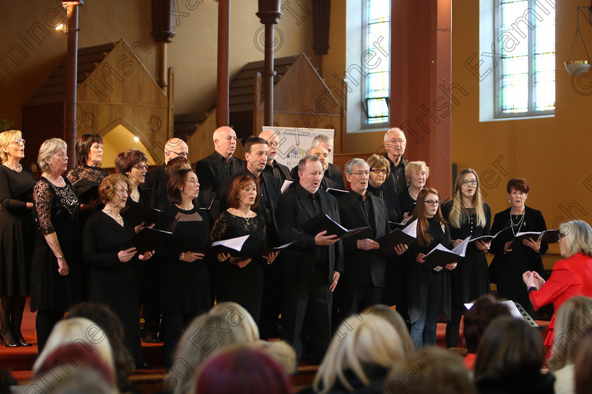 Feis04022018Sun41 
 40~45
Gaudate conducted by Pat Sheehan-Corbett.
 Holy Trinity Capuchin Church Adult Choirs Class: 76: “The Wm. Egan Perpetual Cup” Adult Sacred Choral Group or Choir Feis Maitiú 92nd Festival held in Fr. Matthew Hall. EEjob 02/02/2018 Picture: Gerard Bonus.