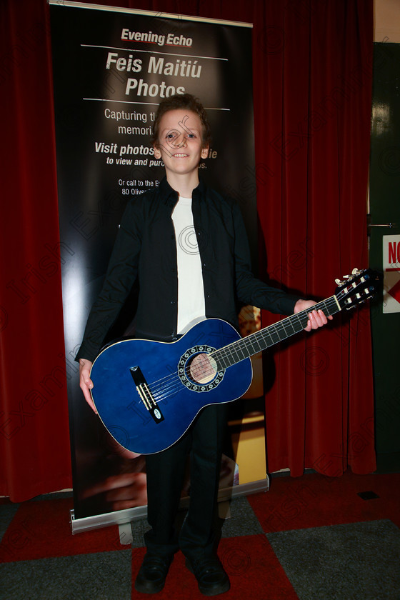 Feis01022018Thu13 
 13
Performer Ethan Horgan from Beaumont.
 Instrumental Music Class: 277: “The Cormac and Maura Daly Perpetual Cup”
Classical Guitar 16 Years and Under Feis Maitiú 92nd Festival held in Fr. Matthew Hall. EEjob 01/02/2018 Picture: Gerard Bonus.