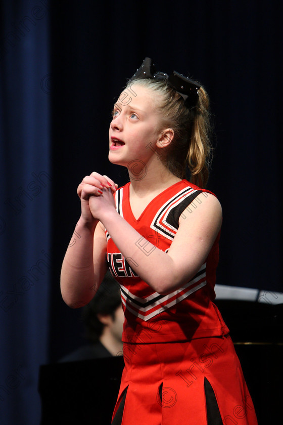 Feis06032018Tue15 
 15
Caitlin O’Callaghan performing “Killer Instinct”.
 Singing and School Choirs Class: 113: “The Edna McBirney Memorial Perpetual Award” Solo Action Song 12 Years and Under Section 2 Feis Maitiú 92nd Festival held in Fr. Mathew Hall. EEjob 06/03/2018 Picture: Gerard Bonus.