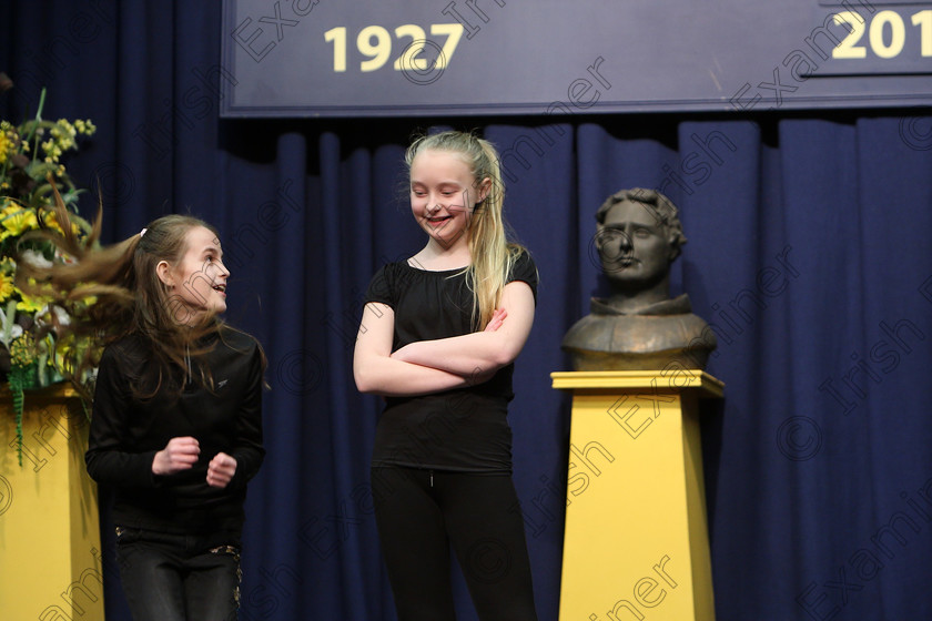 Feis26022018Mon19 
 19~20
Montfort College Group 1 performing “Trapped”.

Speech and Drama Class: 363: Group Improvisation 13 Years and Under Feis Maitiú 92nd Festival held in Fr. Mathew Hall. EEjob 26/02/2018 Picture: Gerard Bonus.