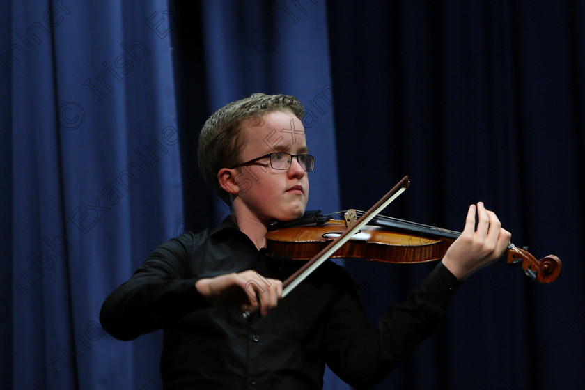 Feis05022018Mon07 
 7
Cillian Ó Cathasaigh from Farran giving a Silver Medal performance.
 Instrumental Music Class: 239: Violin Solo14 Years and Under Feis Maitiú 92nd Festival held in Fr. Matthew Hall. EEjob 05/02/2018 Picture: Gerard Bonus.