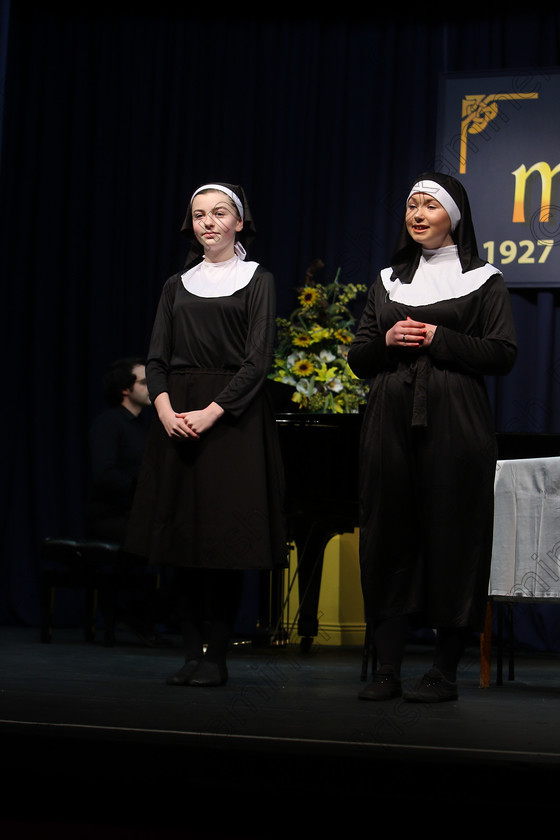 Feis15032018Thu19 
 19~21
Molly O’Flynn and Molly Hickey from The Lough performing “My Favourite Things” from The Sound of Music.
 Speech and Drama Class: 336: “The Trevor Ryan Perpetual Cup” Musical Drama Duo18 Years and Under Feis Maitiú 92nd Festival held in Fr. Mathew Hall. EEjob 15/03/2018 Picture: Gerard Bonus.