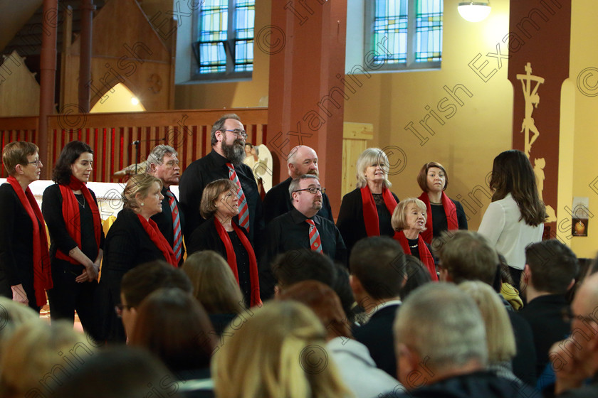 Feis0302109Sun59 
 58~59
AnCór singing “Fly Me To The Moon” and “Only You” Conducted by Lorna Moore.

Class: 78: “The Lynch Memorial Perpetual Cup” Adult Vocal Choirs Two Contrasting Songs.

Feis Maitiú 93rd Festival held in Fr. Matthew Hall. EEjob 03/02/2019. Picture: Gerard Bonus.