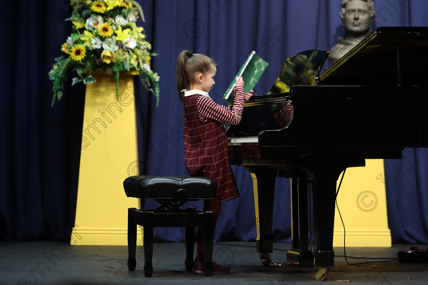 Feis02022018Fri09 
 9
Young 7 year old Aoife Kenneally is preparing her music.
 Instrumental Music Class: 187: Piano Solo 9 Years and Under –Confined Feis Maitiú 92nd Festival held in Fr. Matthew Hall. EEjob 02/02/2018 Picture: Gerard Bonus.