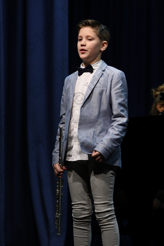 Feis30012018Tueo11 
 11
Simeon Cassidy from Rochestown introducing his contrasting piece.

EEjob 30/01/2018 
Feis Maitiú 92nd Festival held in Fr. Matthew Hall 
Picture: Gerard Bonus

Instrumental Music. 
Class: 214: “The Casey Perpetual Cup” Woodwind Solo12 years and Under.